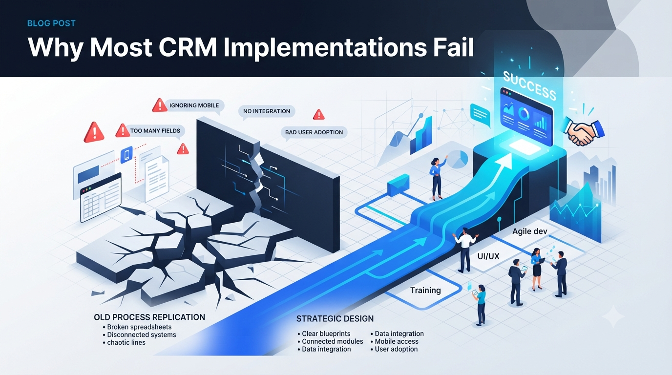 Why Most CRM Implementations Fail - HZX Labs Insights