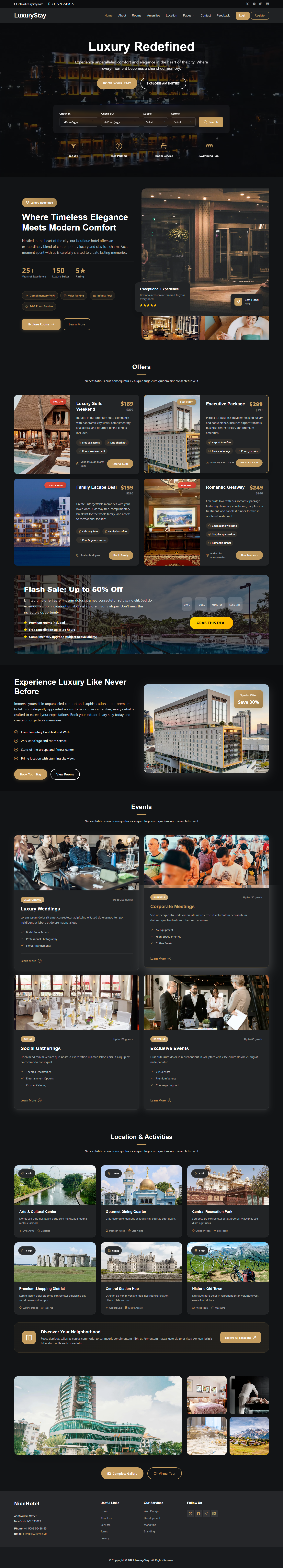 LuxuryStay Hotel Management System built by HZX Labs - Custom Software Development